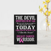 乳がん戦士認識度遺族引用文 カード (黄色い花)