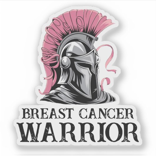 乳がん戦士 シール (正面)