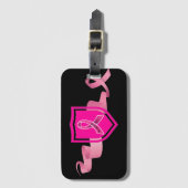 乳がん戦士 ラゲッジタグ (正面縦)