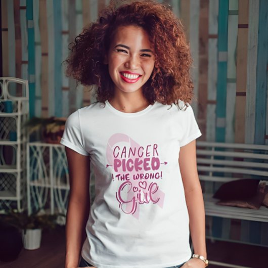 乳がん戦士 - 乳がん啓発 Tシャツ