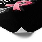 乳がん戦士 乳がん啓発 Tシャツ ポスター (角)