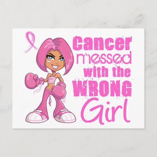 乳がん戦闘ガール１ ポストカード (正面)