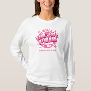 乳がん戦闘機ピンクリボ感動的ン Tシャツ