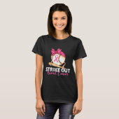 乳がん撲滅アウェアネス セル ソフトエルフィグ Tシャツ (正面フル)
