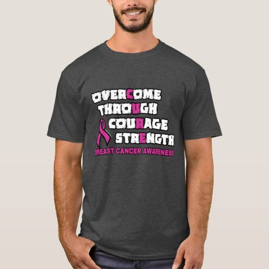 乳がん撲滅 Tシャツ (正面)