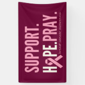 乳がん支持希望バ祈ナ大徴候 横断幕 (縦)