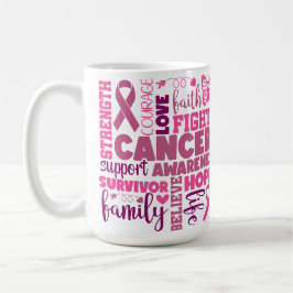 乳がん支援および認識度 コーヒーマグカップ
