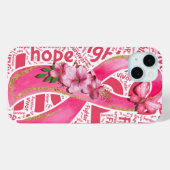 乳がん支援および認識度 Case-Mate iPhoneケース (裏面 (横))