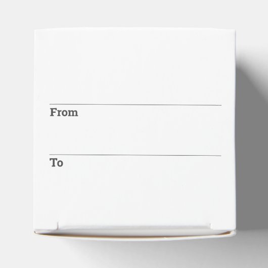 乳がん支援ギフトボックスをありがとう フェイバーボックス (上部)