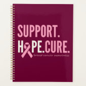 乳がん支援ホーププランナーブックカレンダー プランナー手帳 (正面)