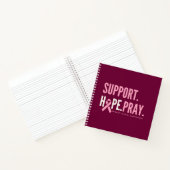 乳がん支援ホープ祈ノートジャーナル ノートブック (内部)