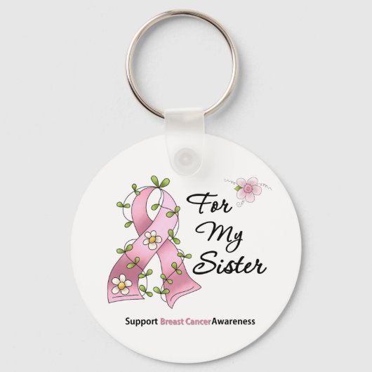 乳がん支援姉 キーホルダー (正面)