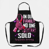 乳がん支援家族女性の乳がんA エプロン (正面)