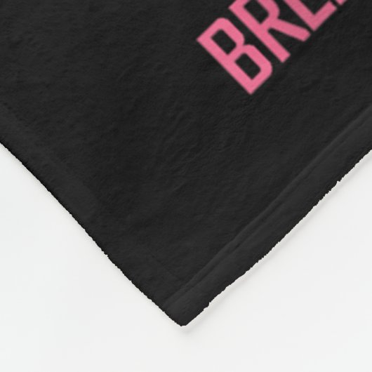 乳がん支援班の乳がん患者 フリースブランケット (角)