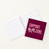 乳がん支援hope cure notebook journal ノートブック (内部)