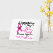 乳がん支最高の持者 カード (黄色い花)