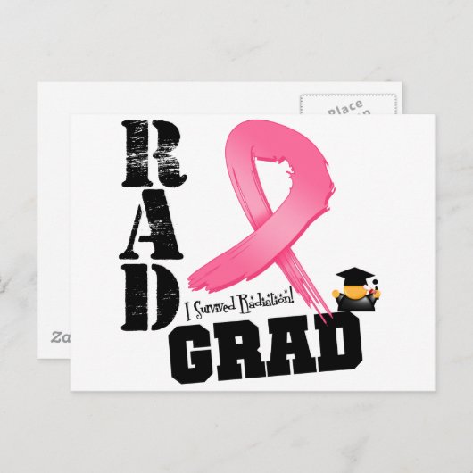 乳がん放射線セラピー素晴らしいグラード ポストカード (正面/裏面)