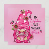 乳がん格言グリーティングカード ノートカード (正面/裏面)