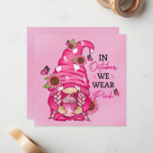 乳がん格言グリーティングカード ノートカード (正面/裏面インサイチュ)