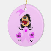 乳がん母親 セラミックオーナメント (左)