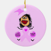 乳がん母親 セラミックオーナメント (裏面)