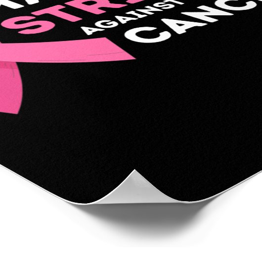 乳がん治療に対する闘い認識度 ポスター (角)