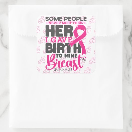 乳がん治療を受けていない人もいるクール スクエアシール (バッグ)