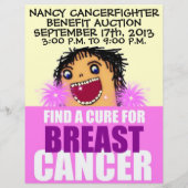 乳がん特典型フライヤー チラシ (裏面)