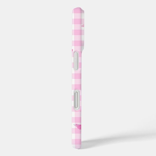 乳がん生存者のための蝶ピンクのリボン Case-Mate iPhoneケース (裏面 / 右)