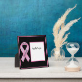乳がん生存者の写真フレームのパーソナライズ フォトプラーク (インサイチュ)