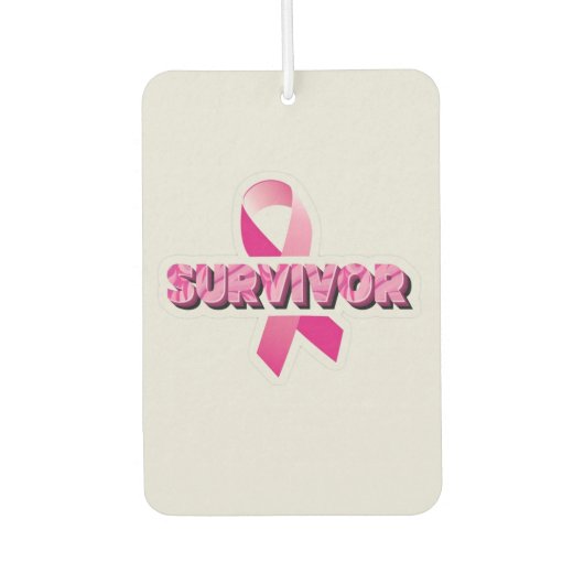 乳がん生存者の空気清浄剤 カーエアーフレッシュナー (正面)