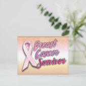 乳がん生存者はがき ポストカード (スタンド正面)