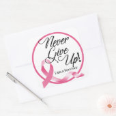 乳がん生存者ステッカー スクエアシール (封筒)