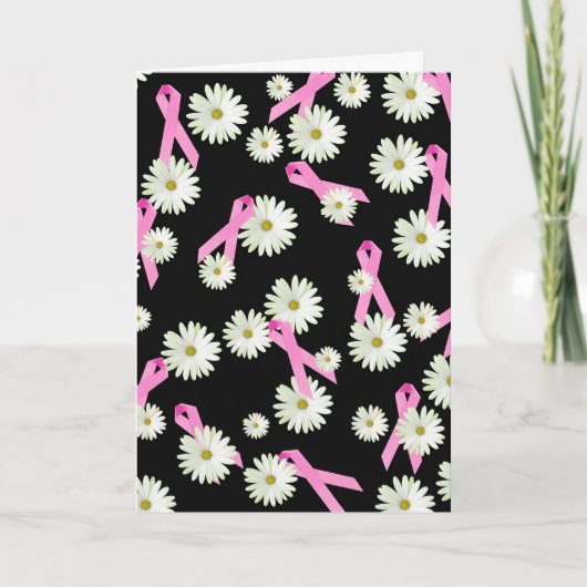 乳がん生存者ピンクリボン支持 カード (正面)
