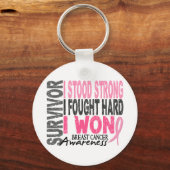 乳がん生存者4 キーホルダー (正面)
