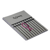 乳がん生存者、ファイタースパイラルジャーナル ノートブック (右側)