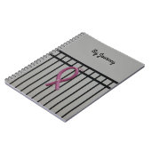 乳がん生存者、ファイタースパイラルジャーナル ノートブック (左側)