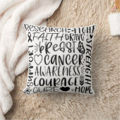 乳がん研究と闘い クッション (ブランケット)