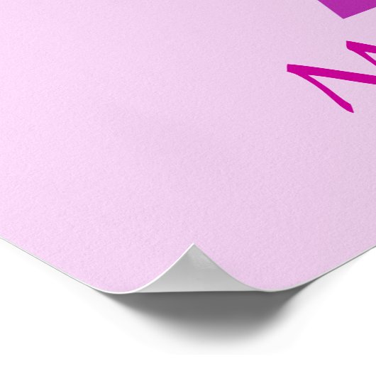 乳がん祈のピンクリボン天使 ポスター (角)