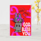 乳がん神よ カード (黄色い花)