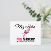 乳がん私のヒーロー妹 ポストカード (スタンド正面)