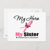 乳がん私のヒーロー妹 ポストカード (正面/裏面)