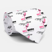乳がん私のヒーロー妻 ネクタイ (ロール)