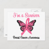 乳がん私は生存者 ポストカード (正面/裏面)