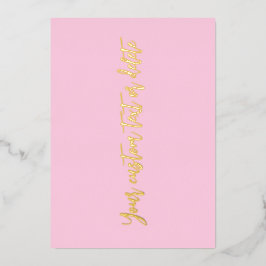 乳がん認知月ピンクカスタムのスクリプト 箔シーズンカード