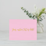 乳がん認知月ピンクカスタム色 箔シーズンポストカード<br><div class="desc">乳がん認識月ライトピンクのプレーン無地のカラーモダンのスタイリッシュガーリーカスタムキュートなパーソナライズされた文字はがき。ライトピンクのプレーンカラーの背景に完全にカスタマイズ可能なフォイル無地のスクリプト文字。贈り書物や恵み、お土産としては、個人的なノート、お気に入りの引用文やフレーズ、感動的詩など素晴らしを取ることができる。10月の乳がん認知月の間と年間を通じて、人々は生存者を尊重するために衣服ピンクのリボンを覚え失ったて、我々が乳がんの敗北のために一緒に作っている進歩をサポートするために我々は病気への人々を覚えている。</div>