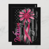 乳がん認知月間の生存者 ポストカード (正面/裏面)