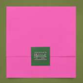 乳がん認知月間デザイン スクエアシール