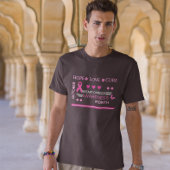 乳がん認知月間デザイン Tシャツ