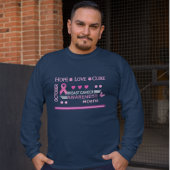 乳がん認知月間デザイン Tシャツ